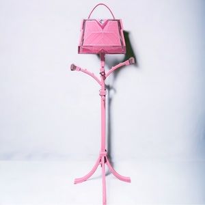 Pursenal Butler Adjustable Height Handbag Stand Display/Organizer / PINK / New